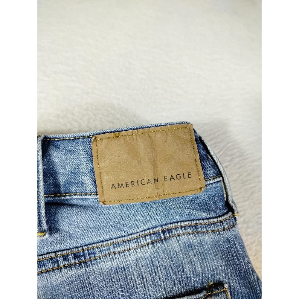 American Eagle Airflex+ Temp Tech Jeans Mens 38 Light Blue Athletic Tapered